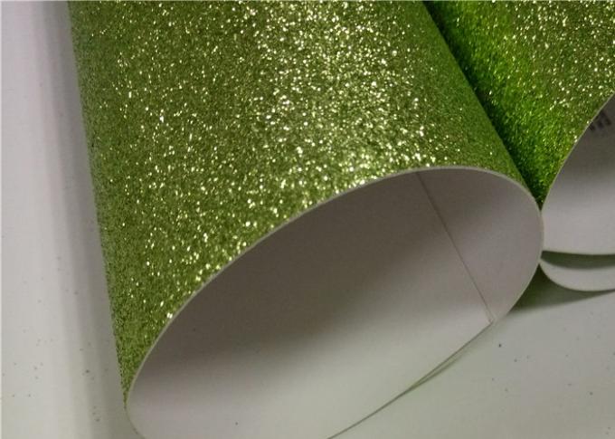 300g 녹색 반짝임 종이, 스크랩북 두 배는 반짝임 카드 스톡 편들었습니다