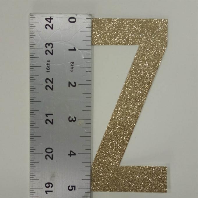 편지 Z는 큰 반짝임 거품 편지 300gsm 반짝임 종이 커트 카드 만들기를 위한 죽습니다