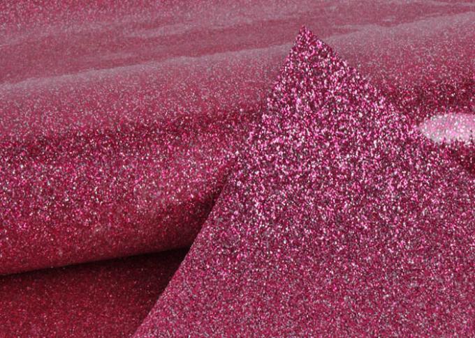 피복 바닥을 가진 분홍색 반짝임 Pvc 직물 가죽을 기어오르는 1.38m PVC