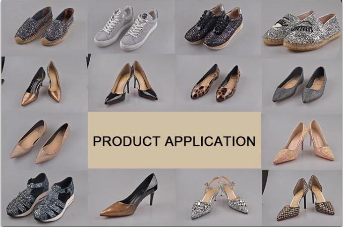 물자 PU 반짝임에게 인공적인 공장 가격 합성 물질 가죽을 하는 신발