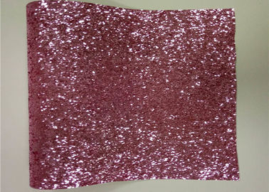 중국 분홍색 땅딸막한 반짝임 벽 직물, 비 - 길쌈된 아름다운 반짝임 직물 장 협력 업체