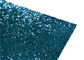 밝은 파란색 반짝임 벽지 직물, PU 직물 역행 반짝임 불꽃 직물 협력 업체