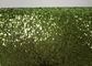 신발과 벽지를 위한 밝은 초록색 서리로 덥은 땅딸막한 반짝임 직물 0.55mm 간격 협력 업체