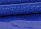 피복 바닥을 가진 파란 Pvc 반짝임 직물, 특별한 직물 가죽 불꽃 반짝임 직물 협력 업체