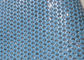 밝은 파란색 아름다운 관통되는 가죽 직물 방수 가죽 물자 직물 협력 업체