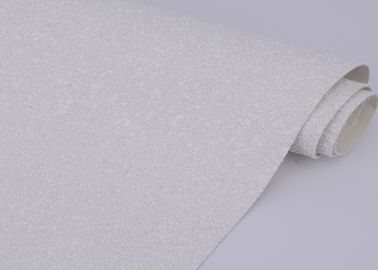 중국 벽지 백색 반짝임 직물, 1.38m 폭 반짝임 스판덱스 직물 공장